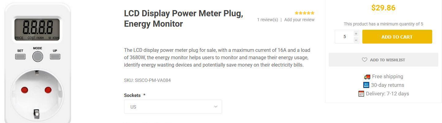 SISCO Power Meter Plugs